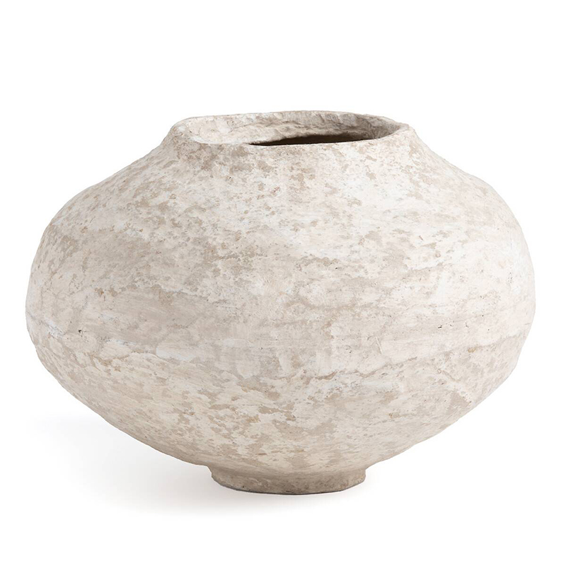 Ваза Csaba Papier Mache Vase 25 Бежево-серый Ваза Csaba Papier Mache Vase 25 Бежево-серый в Барнауле | Loft Concept