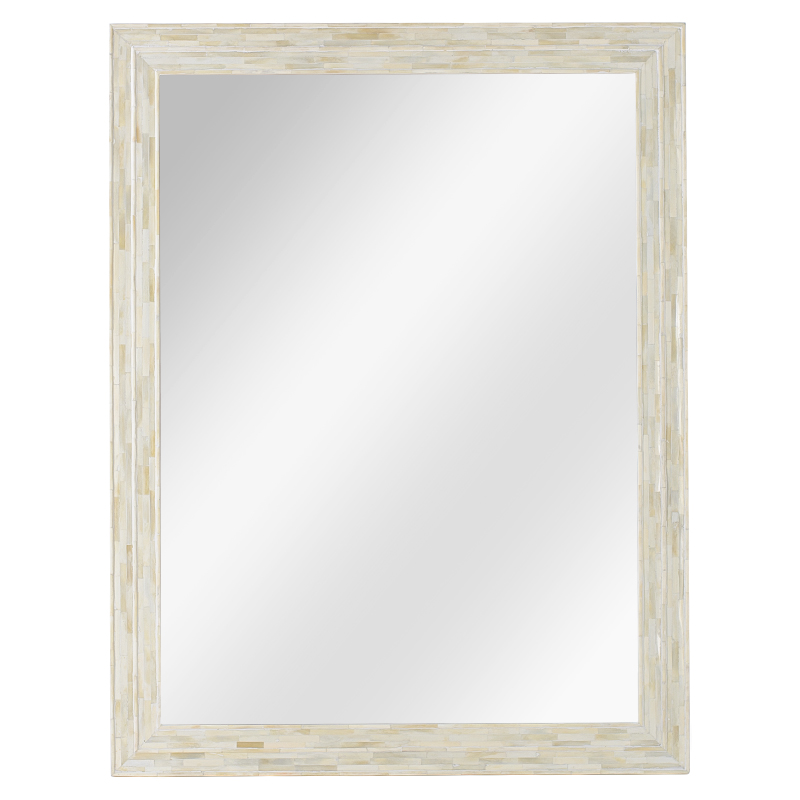 Зеркало Bone Inlay white Белый Бежевый Зеркало Bone Inlay white Белый Бежевый в Барнауле | Loft Concept