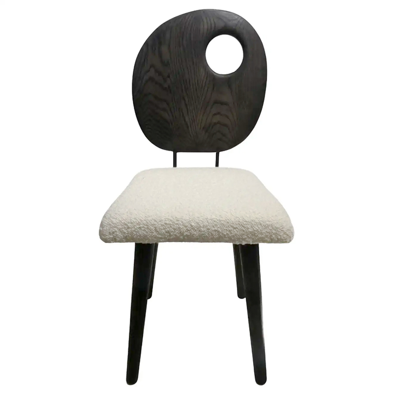 Стул Pebble Chair by Fred Rigby Studio Коричневый Белый Стул Pebble Chair by Fred Rigby Studio Коричневый Белый в Барнауле | Loft Concept