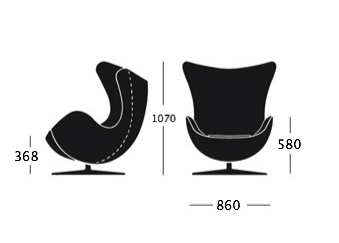 Кресло яйцо Egg Chair Кресло яйцо Egg Chair в Барнауле
