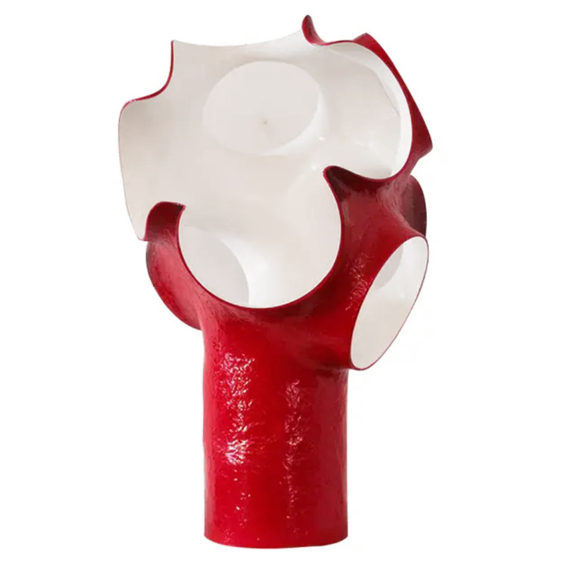 Настольная лампа Nubia Red Красный Белый Настольная лампа Nubia Red Красный Белый в Барнауле | Loft Concept