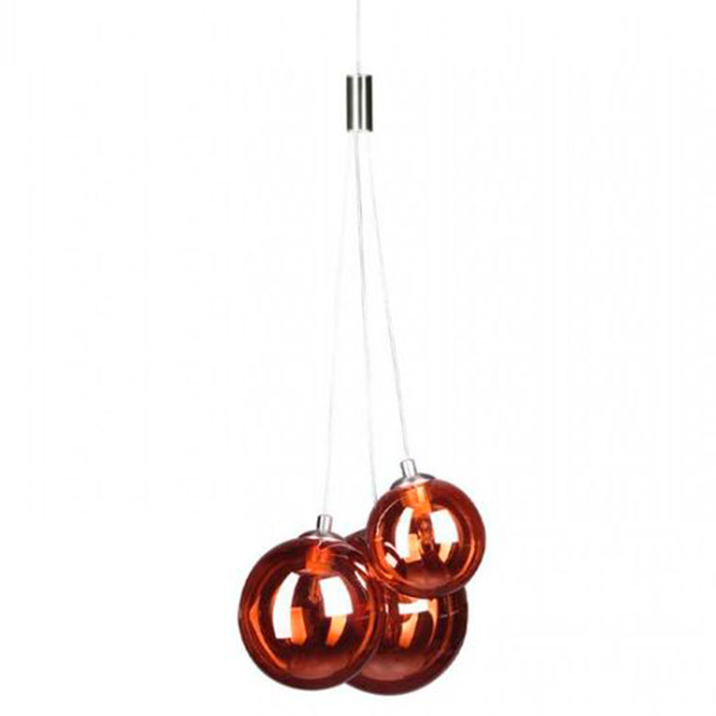 Люстра Multi Ball Red Серебряный Красный Люстра Multi Ball Red Серебряный Красный в Барнауле | Loft Concept