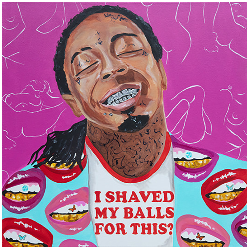Картина Lil Wayne "I Shaved My Balls for This?" Мульти Картина Lil Wayne "I Shaved My Balls for This?" Мульти в Барнауле | Loft Concept