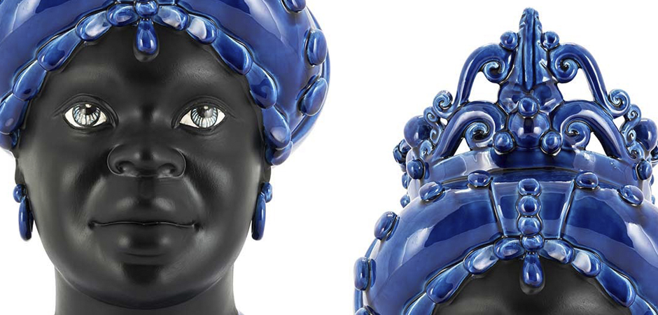 Ваза VASE MORO LADY MED. MAT Blue Ваза VASE MORO LADY MED. MAT Blue - Loft-Concept в Барнауле