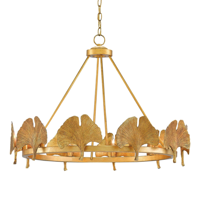 Люстра CURREY AND COMPANY GIN KYO CHANDELIER Золотой Люстра CURREY AND COMPANY GIN KYO CHANDELIER Золотой в Барнауле | Loft Concept