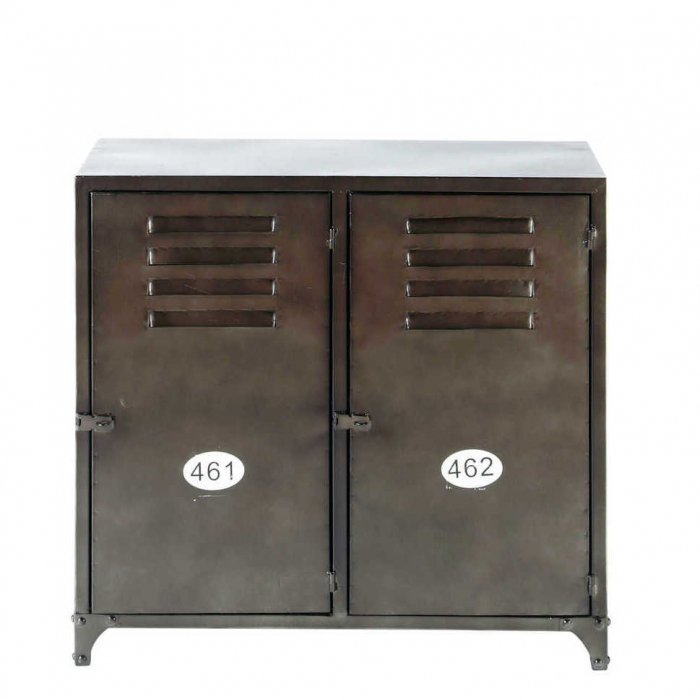 Буфет в стиле Лофт Industrial Rust Metal Wyne Chest Черный Буфет в стиле Лофт Industrial Rust Metal Wyne Chest Черный в Барнауле | Loft Concept