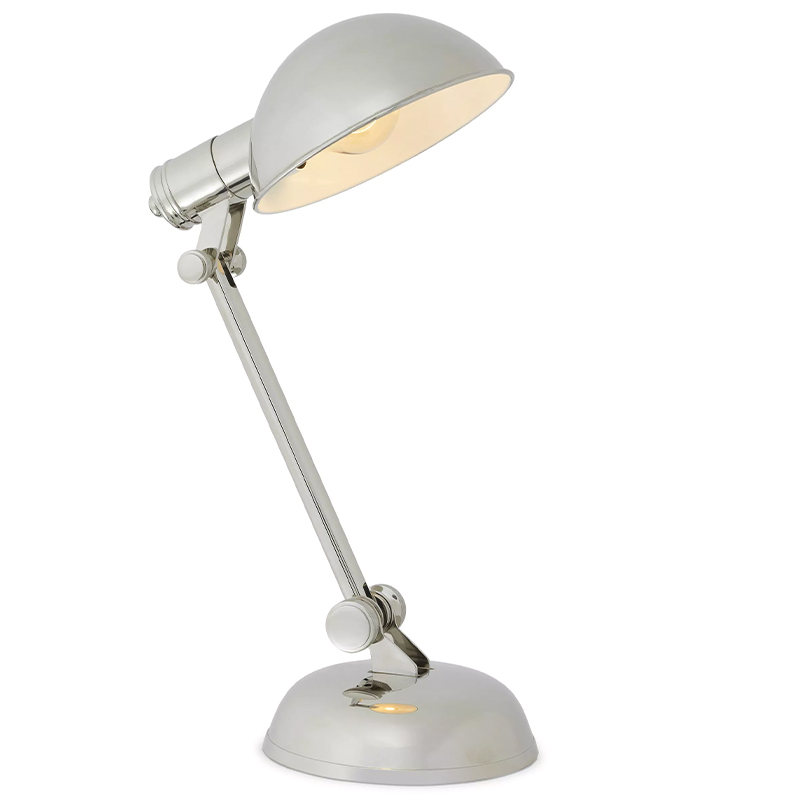 Настольная лампа Eichholtz Desk Lamp Navy Никель Настольная лампа Eichholtz Desk Lamp Navy Никель в Барнауле | Loft Concept