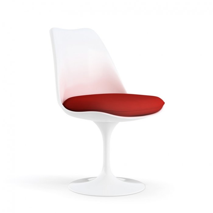Стул Tulip Side Chair Черный Красный Белый Стул Tulip Side Chair Черный Красный Белый в Барнауле | Loft Concept