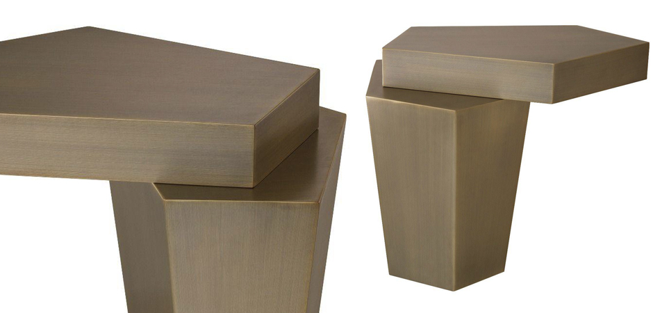 Приставной стол Eichholtz Coffee Table Calabasas High brass Приставной стол Eichholtz Coffee Table Calabasas High brass - Loft-Concept в Барнауле