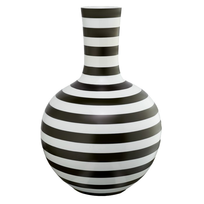 Ваза Black and White Stripe Черно-белый Ваза Black and White Stripe Черно-белый в Барнауле | Loft Concept