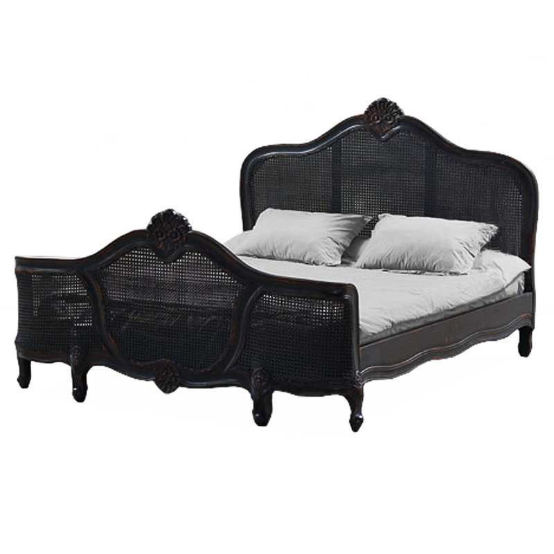 Кровать Wicker Bed Черный Кровать Wicker Bed Черный в Барнауле | Loft Concept
