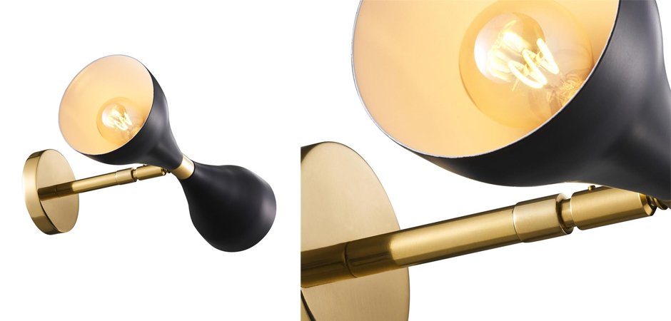 Бра Wall Lamp Cordero Black Бра Wall Lamp Cordero Black - Loft-Concept в Барнауле