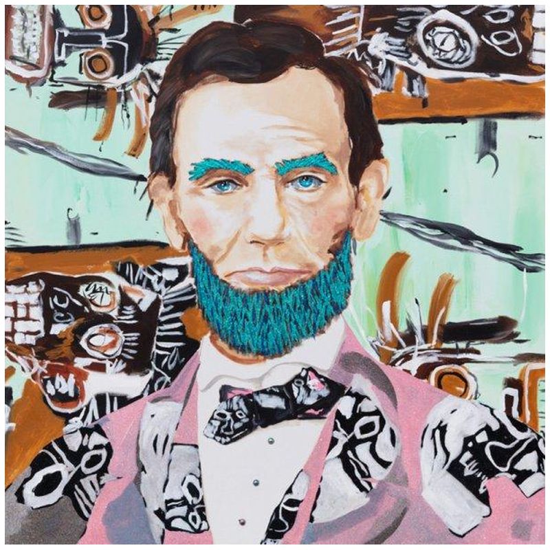 Картина Abe with Basquiat Jacket and Background Мульти Картина Abe with Basquiat Jacket and Background Мульти в Барнауле | Loft Concept