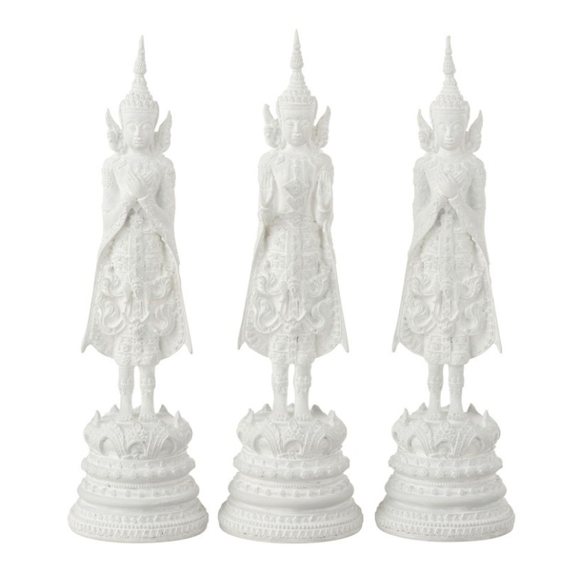 Статуэтка Buddha 3x Белый Статуэтка Buddha 3x Белый в Барнауле | Loft Concept