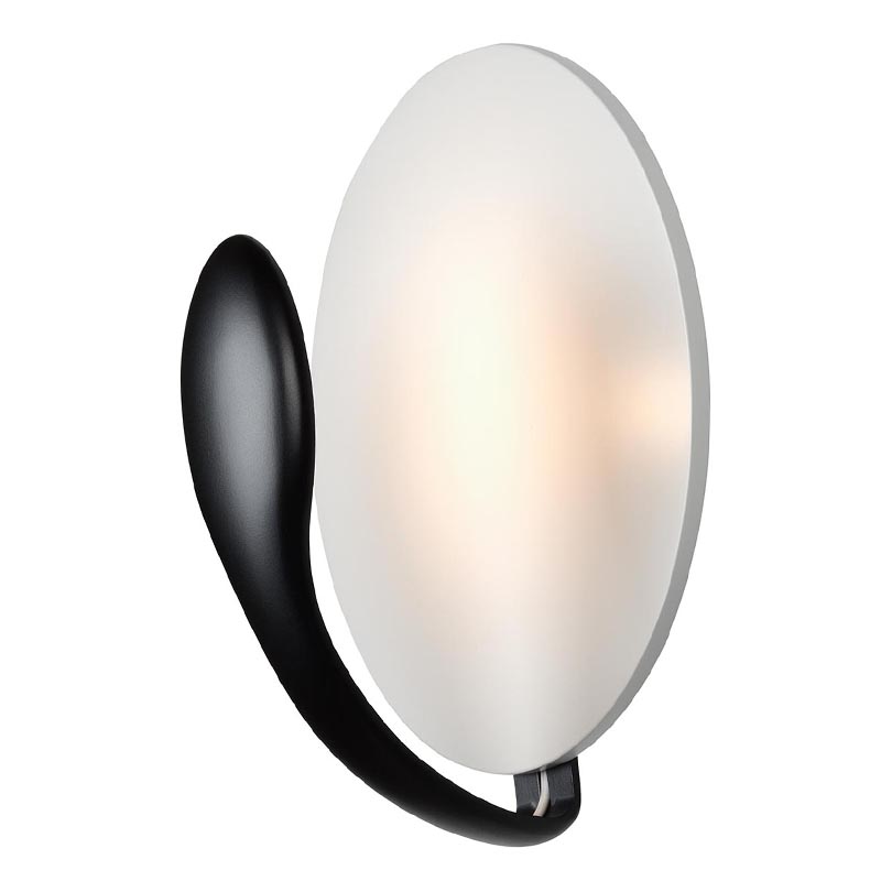 Бра Devi Black Spot Wall Lamp Белый Черный Бра Devi Black Spot Wall Lamp Белый Черный в Барнауле | Loft Concept