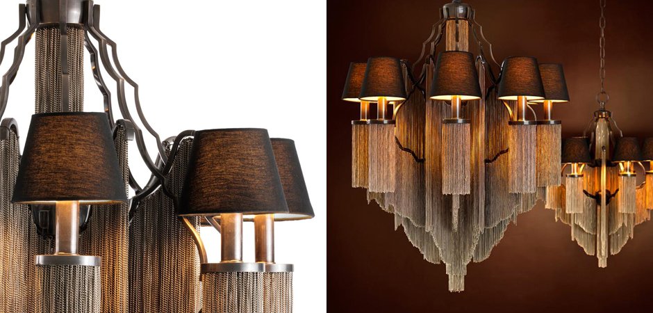 Люстра Eichholtz Chandelier Fringe L - Loft-Concept в Барнауле