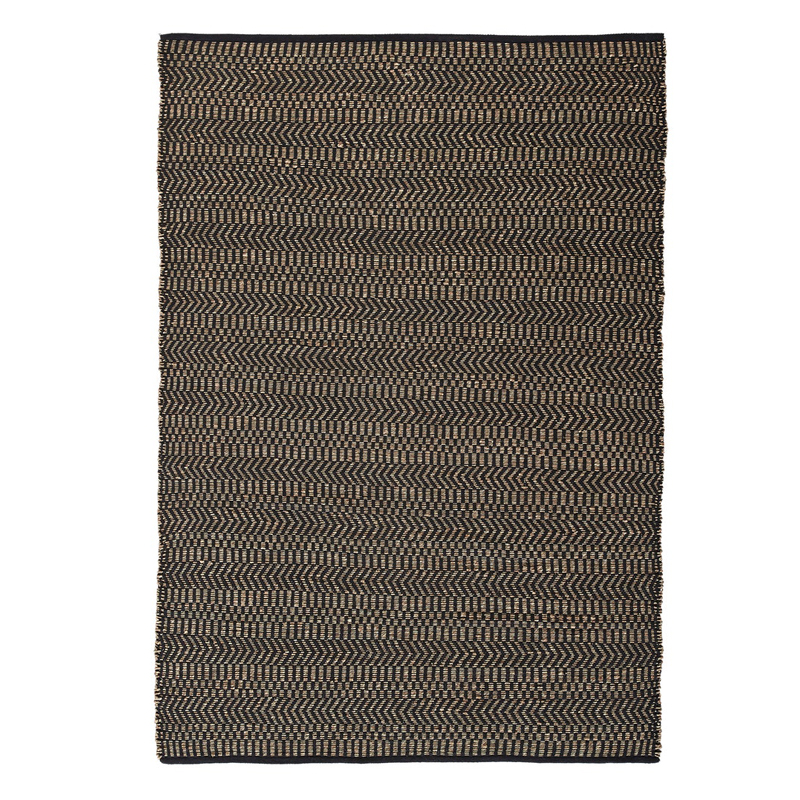 Ковер Zig Zag Carpet black Черный Бежевый Ковер Zig Zag Carpet black Черный Бежевый в Барнауле | Loft Concept