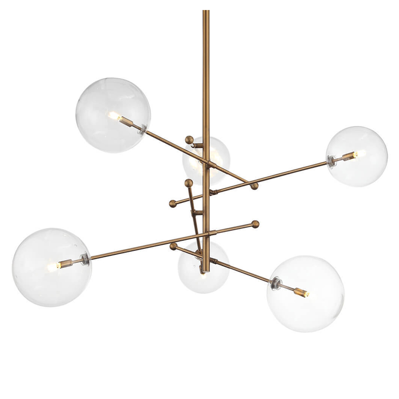 Люстра Gallotti & Radice Brass 6 Латунь Люстра Gallotti & Radice Brass 6 Латунь в Барнауле | Loft Concept