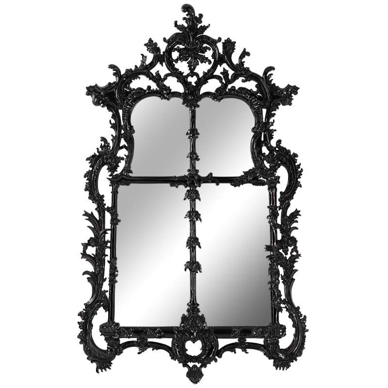 Зеркало Emblemes Mirror Black Wood Черный Зеркало Emblemes Mirror Black Wood Черный в Барнауле | Loft Concept