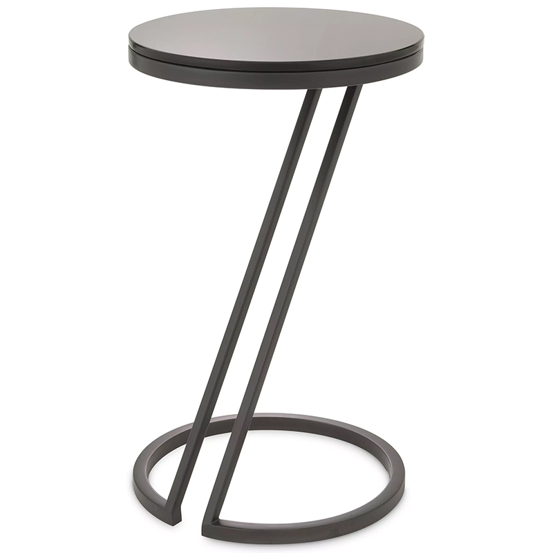 Приставной стол Eichholtz Side Table Falcone Black Черный Приставной стол Eichholtz Side Table Falcone Black Черный в Барнауле | Loft Concept