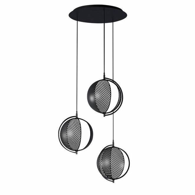 Подвесной светильник Mondo Pendant by oblure 3 Черный Подвесной светильник Mondo Pendant by oblure 3 Черный в Барнауле | Loft Concept