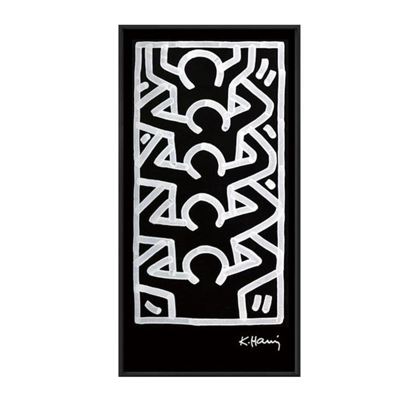 Постер Keith Haring 4 Черно-белый в Барнауле | Loft Concept 