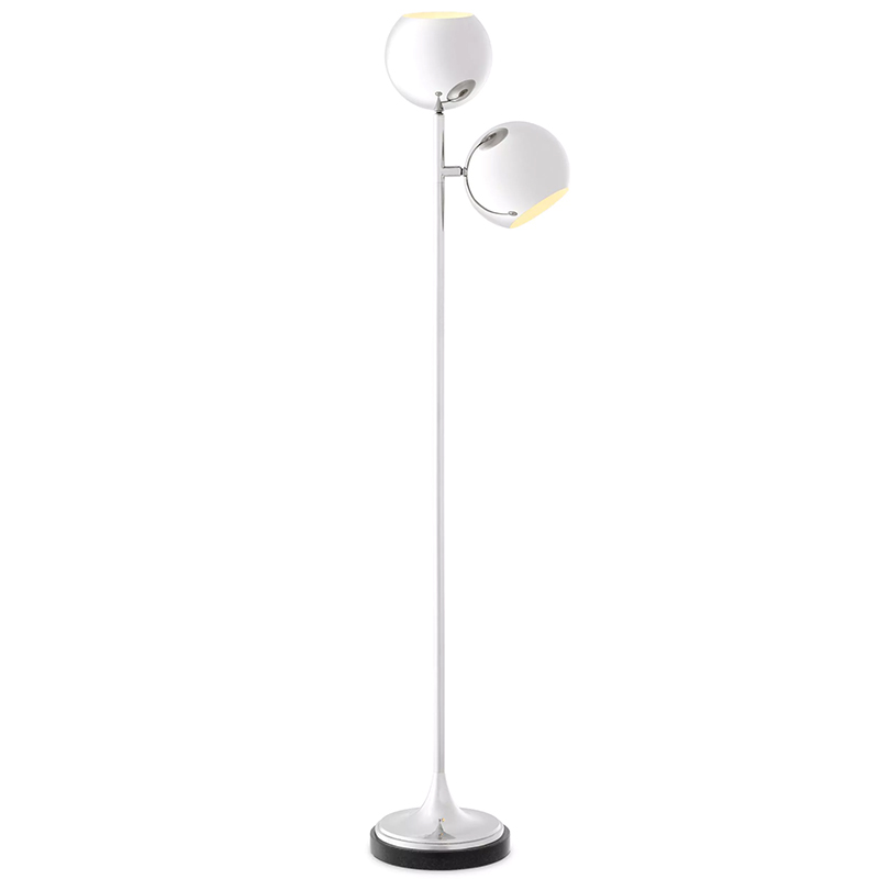 Торшер Eichholtz Floor Lamp Compton Nickel Никель Торшер Eichholtz Floor Lamp Compton Nickel Никель в Барнауле | Loft Concept