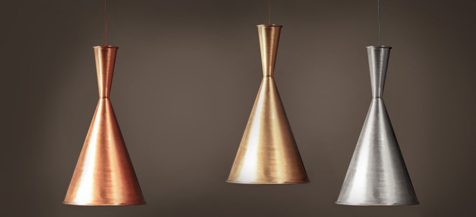 Подвесной светильник Copper Pendant Lamp Beat Light Tall Подвесной светильник Copper Pendant Lamp Beat Light Tall - Loft-Concept в Барнауле