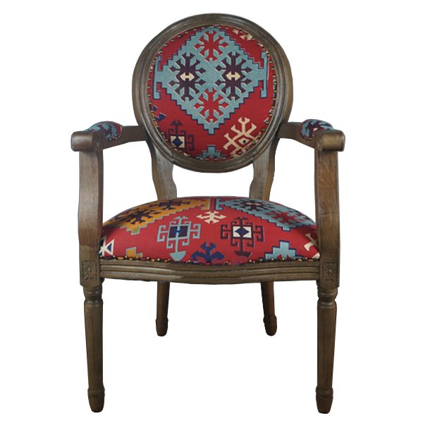 Кресло Gustavian Armchair Kelim Pattern Кресло Gustavian Armchair Kelim Pattern в Барнауле | Loft Concept