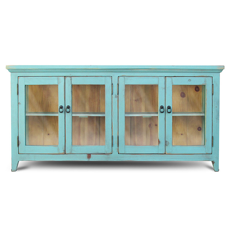 Комод в стиле прованс Valde Provence HARMONIE Weathered Turquoise Бирюзовый в Барнауле | Loft Concept 
