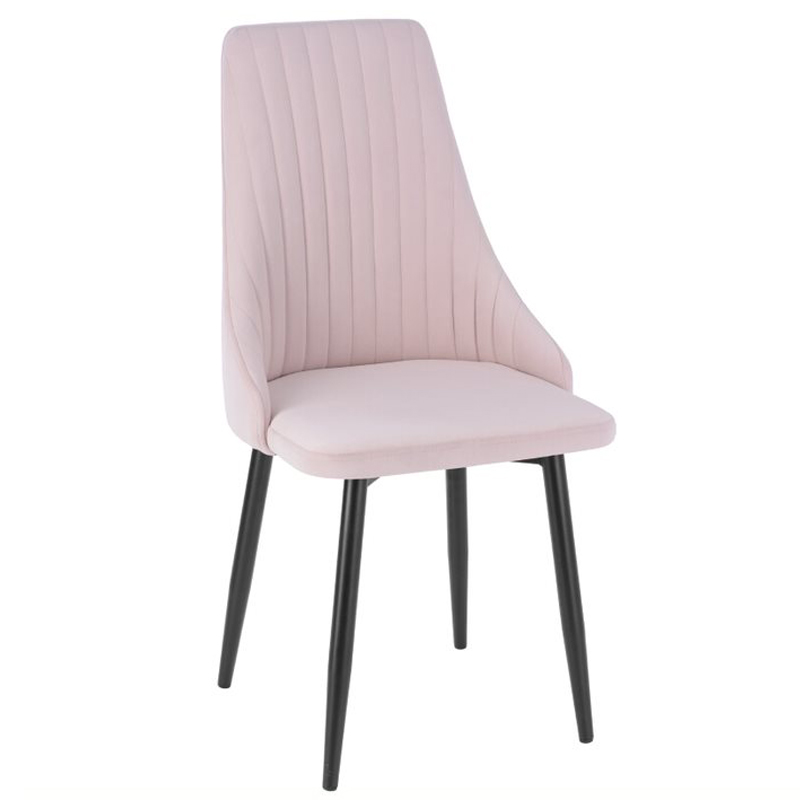 Стул Belina Chair Розовый пастельный Черный Стул Belina Chair Розовый пастельный Черный в Барнауле | Loft Concept