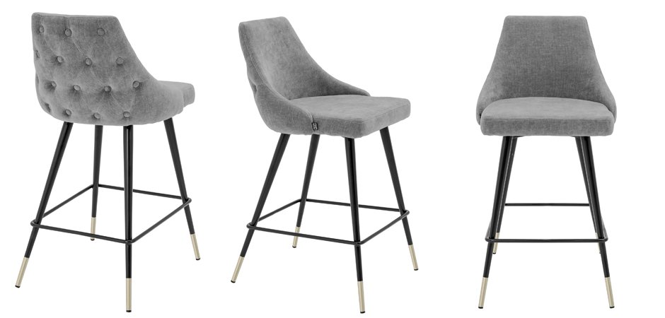 Полубарный стул Eichholtz Counter Stool Cedro Grey Полубарный стул Eichholtz Counter Stool Cedro Grey - Loft-Concept в Барнауле