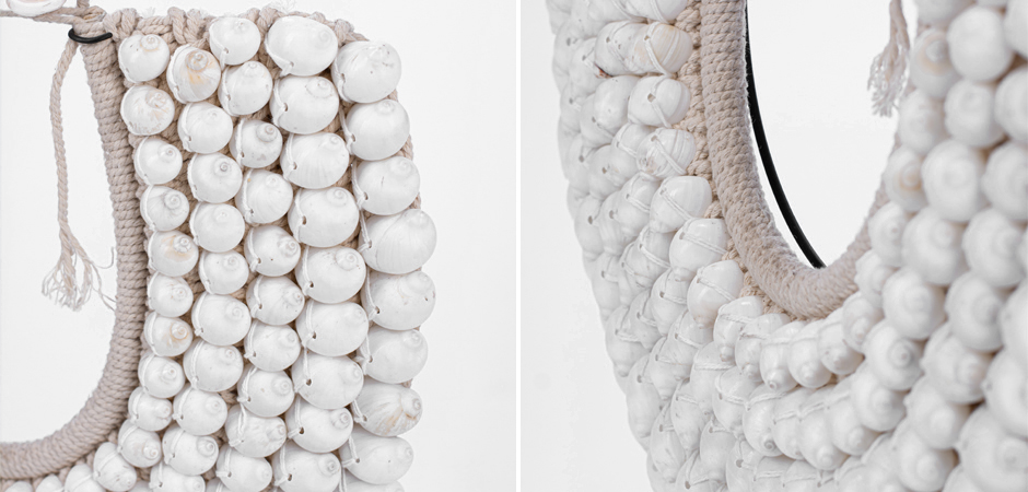 Ожерелье из ракушек на подставке Round Shell Necklace Ожерелье из ракушек на подставке Round Shell Necklace - Loft-Concept в Барнауле