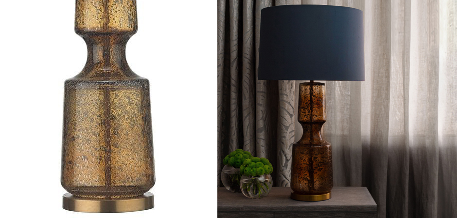 Настольная лампа Antero Amber Smoke Table Lamp Настольная лампа Antero Amber Smoke Table Lamp - Loft-Concept в Барнауле