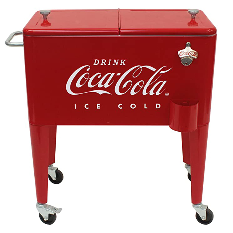 Куллер Retro Metal Coca-Cola Cooler Red Красный (Red) Куллер Retro Metal Coca-Cola Cooler Red Красный (Red) в Барнауле | Loft Concept