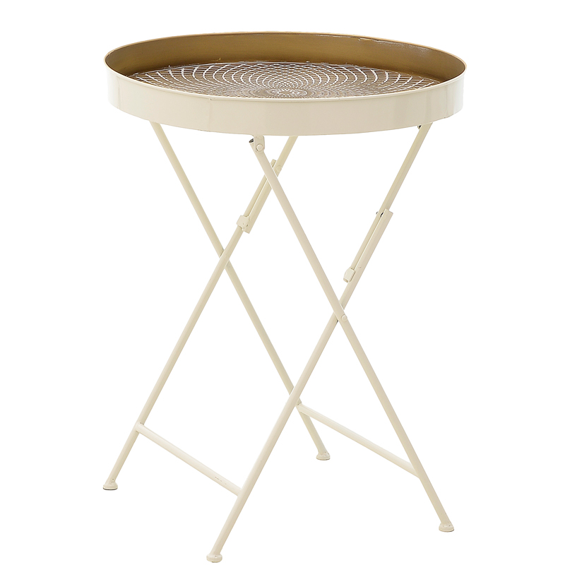 Приставной стол Martita Table Золотой Шампань Приставной стол Martita Table Золотой Шампань в Барнауле | Loft Concept