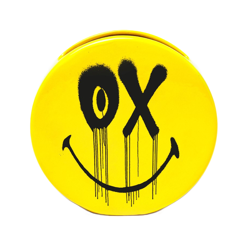 Ваза Seletti Ox Smiley Желтый Черный Ваза Seletti Ox Smiley Желтый Черный в Барнауле | Loft Concept