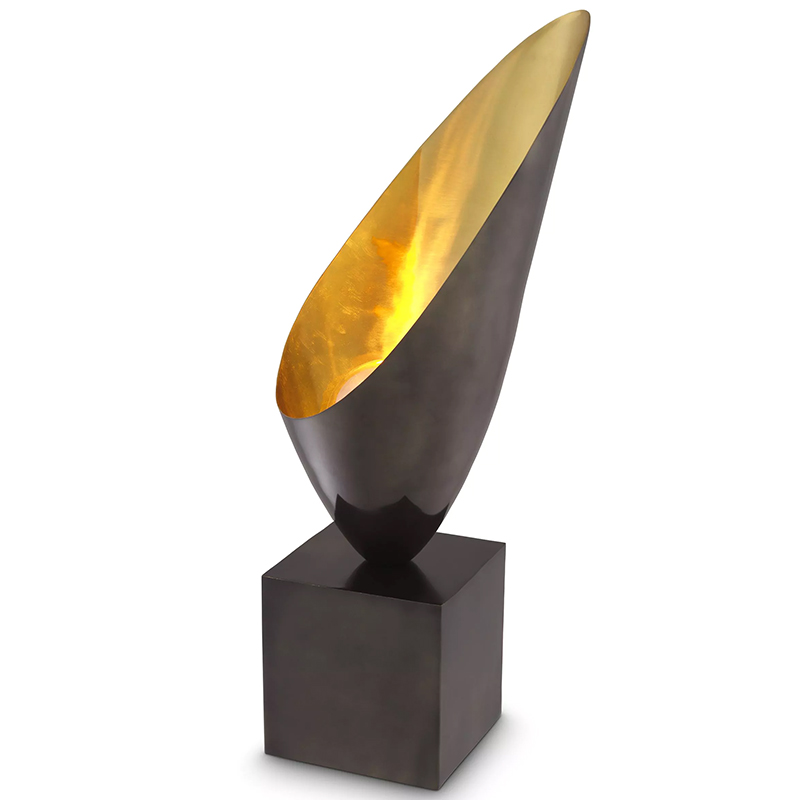 Настольная лампа Eichholtz Table Lamp Grotto Черный Золотой Настольная лампа Eichholtz Table Lamp Grotto Черный Золотой в Барнауле | Loft Concept