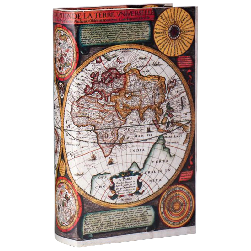 Шкатулка-книга Map of The World Book Box Мульти Шкатулка-книга Map of The World Book Box Мульти в Барнауле | Loft Concept