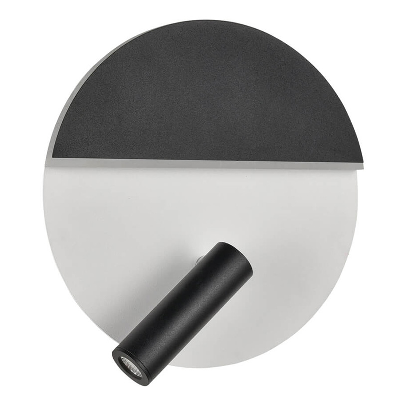 Бра Shon White Black Wall Lamp Белый Черный Бра Shon White Black Wall Lamp Белый Черный в Барнауле | Loft Concept