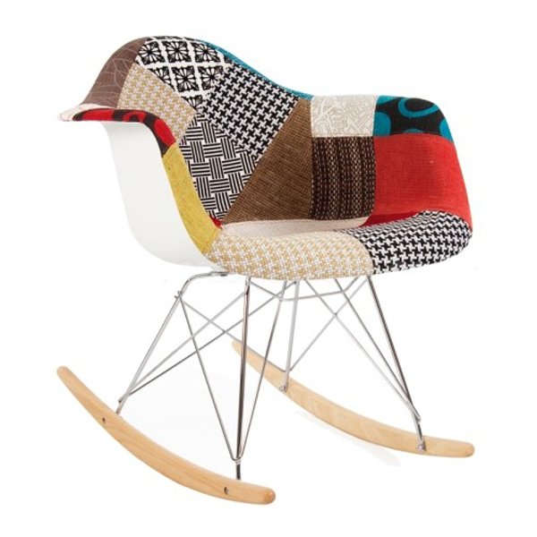 Кресло RAR Rocking Patchwork Мульти Кресло RAR Rocking Patchwork Мульти в Барнауле | Loft Concept
