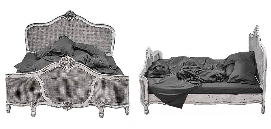 Кровать Wicker Bed White Кровать Wicker Bed White - Loft-Concept в Барнауле
