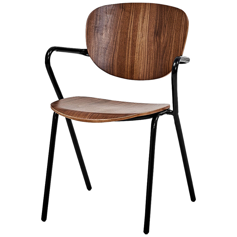 Стул Atol Loft Stool Черный Коричневый Стул Atol Loft Stool Черный Коричневый в Барнауле | Loft Concept
