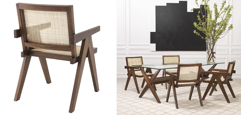 Стул Eichholtz Dining Chair Aristide brown Стул Eichholtz Dining Chair Aristide brown - Loft-Concept в Барнауле