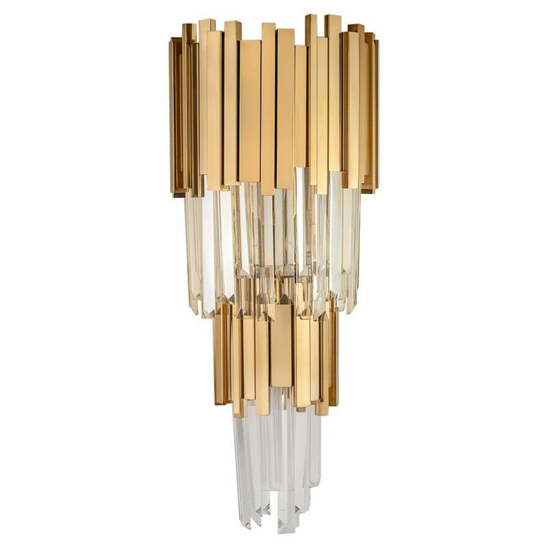 Бра Luxxu Modern Cascade Wall Lamp Gold 58 Золотой Прозрачное Стекло Бра Luxxu Modern Cascade Wall Lamp Gold 58 Золотой Прозрачное Стекло в Барнауле | Loft Concept