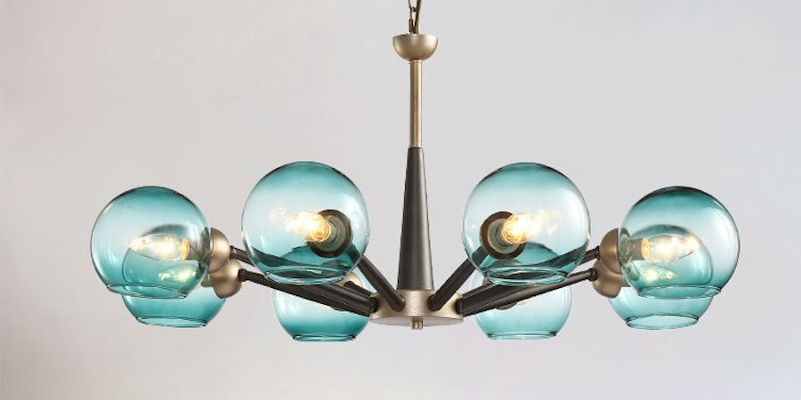 Люстра Thalia chandelier Blue glass Люстра Thalia chandelier Blue glass - Loft-Concept в Барнауле