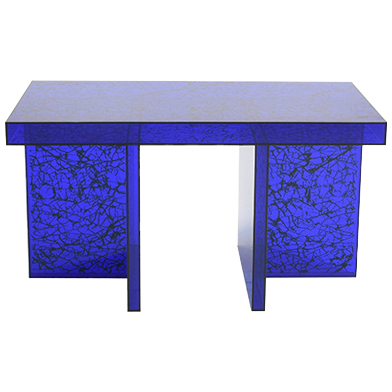 Кофейный стол Acrylic Blue Gerald Coffee Table Синий Черный Кофейный стол Acrylic Blue Gerald Coffee Table Синий Черный в Барнауле | Loft Concept