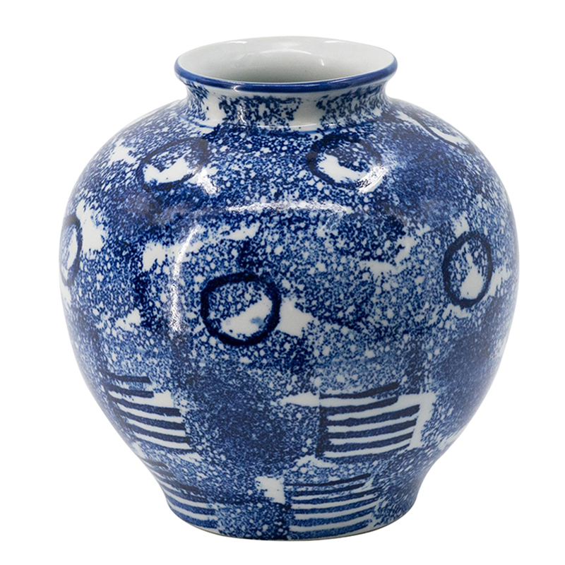 Ваза Abstraction Vase Синий Белый Ваза Abstraction Vase Синий Белый в Барнауле | Loft Concept