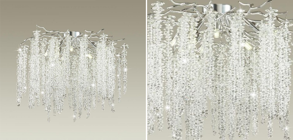 Люстра Хрустальная Fairy Tree Silver на 8 ламп Люстра Хрустальная Fairy Tree Silver на 8 ламп - Loft-Concept в Барнауле