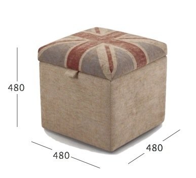 Пуф для хранения Jack Britannia Collection Пуф для хранения Jack Britannia Collection в Барнауле